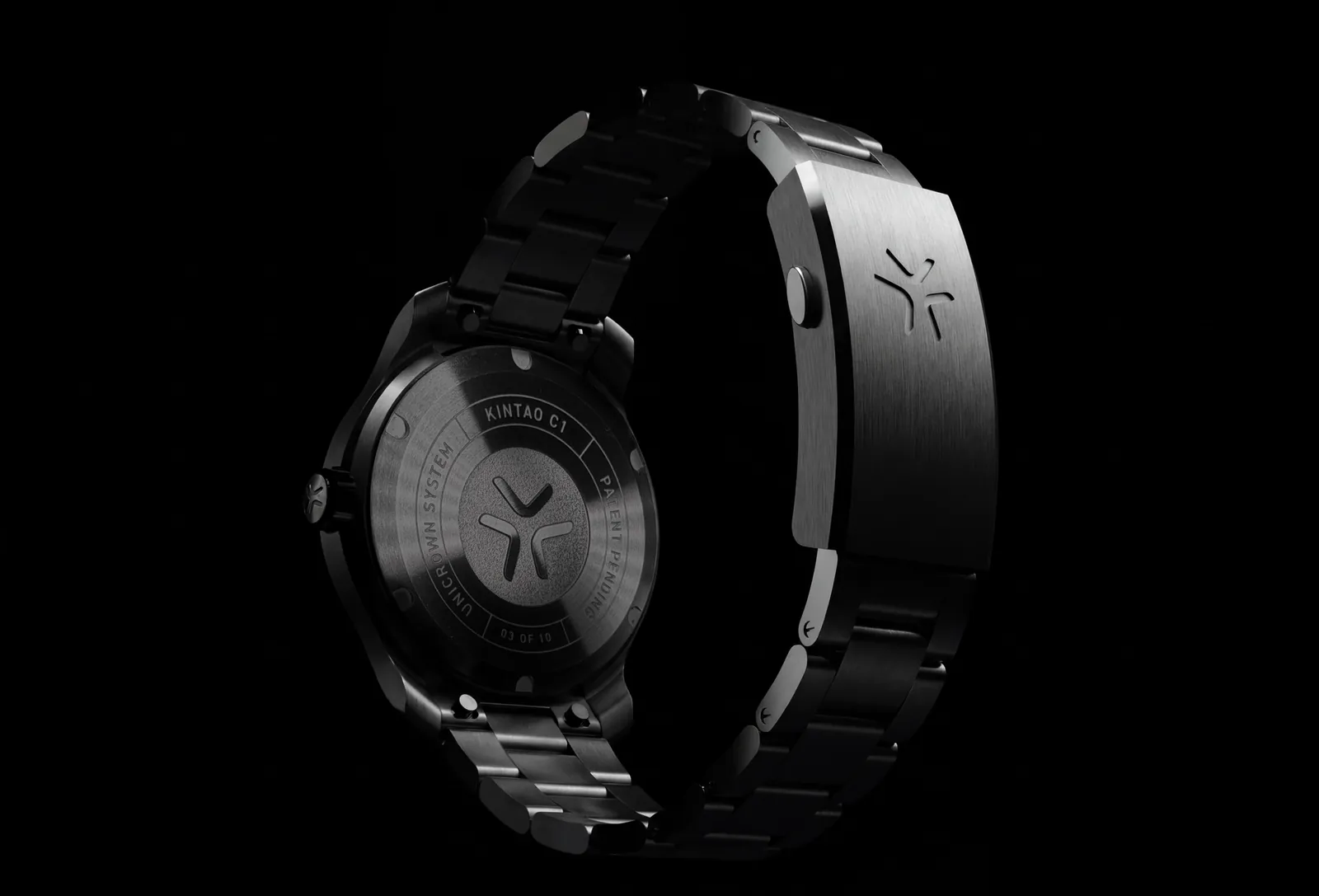 UC1 Recurve steel bracelet and milled clasp