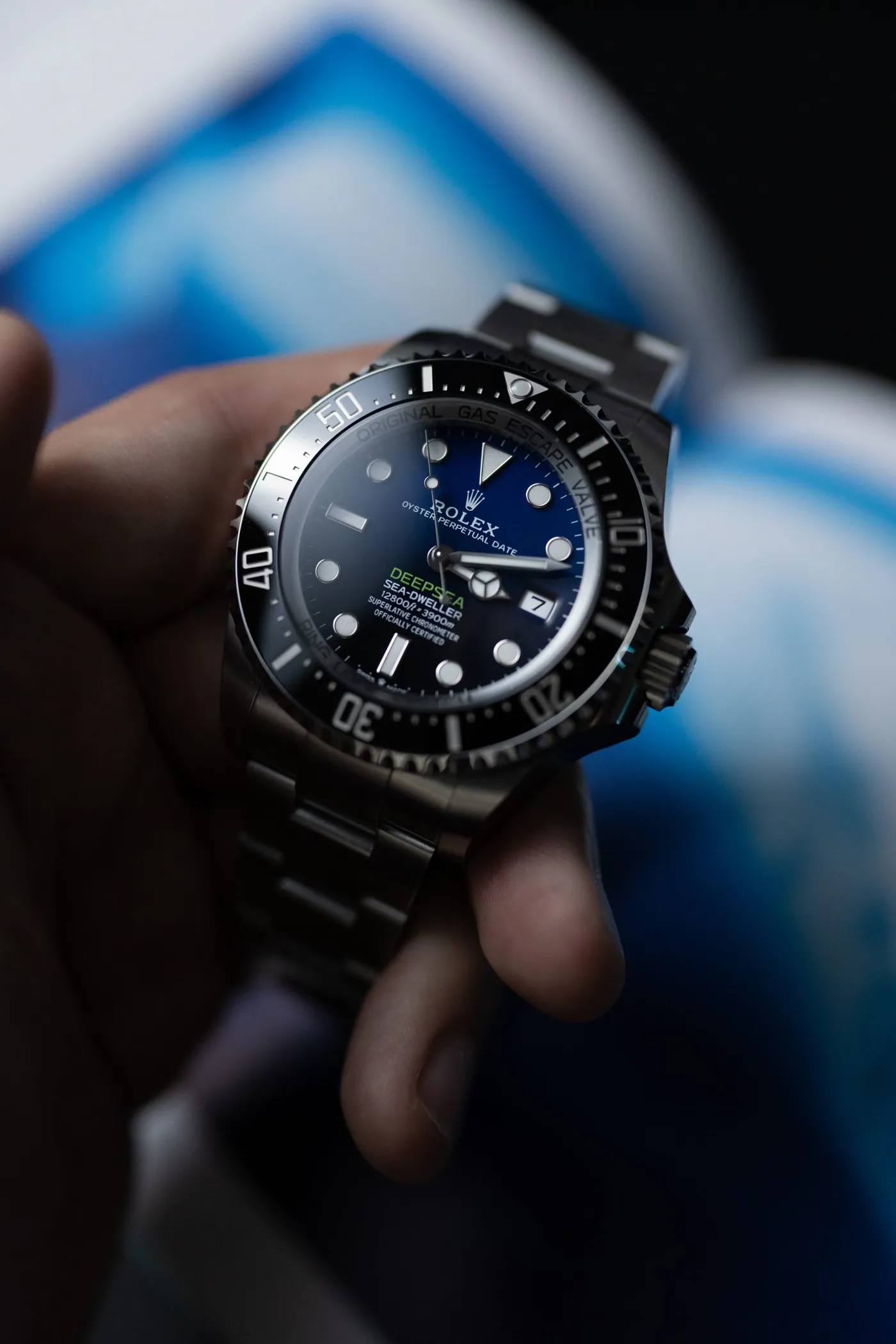 A heavy professional dive watch — overbuilt for everyday timing